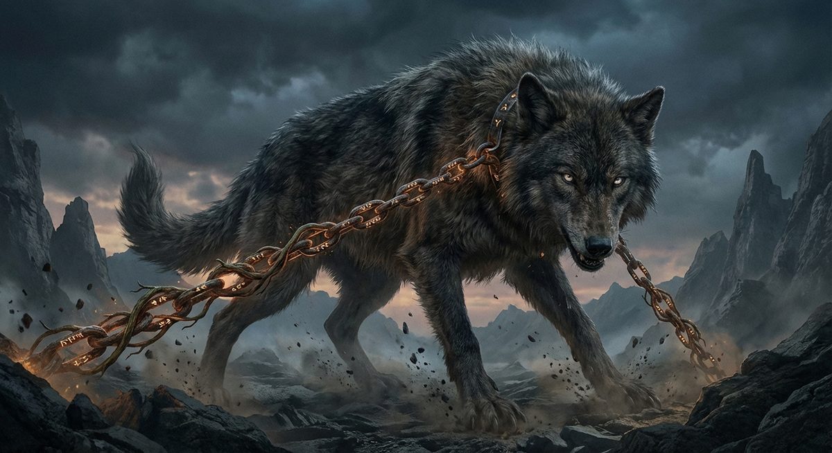Der gefesselte Wolf Fenrir