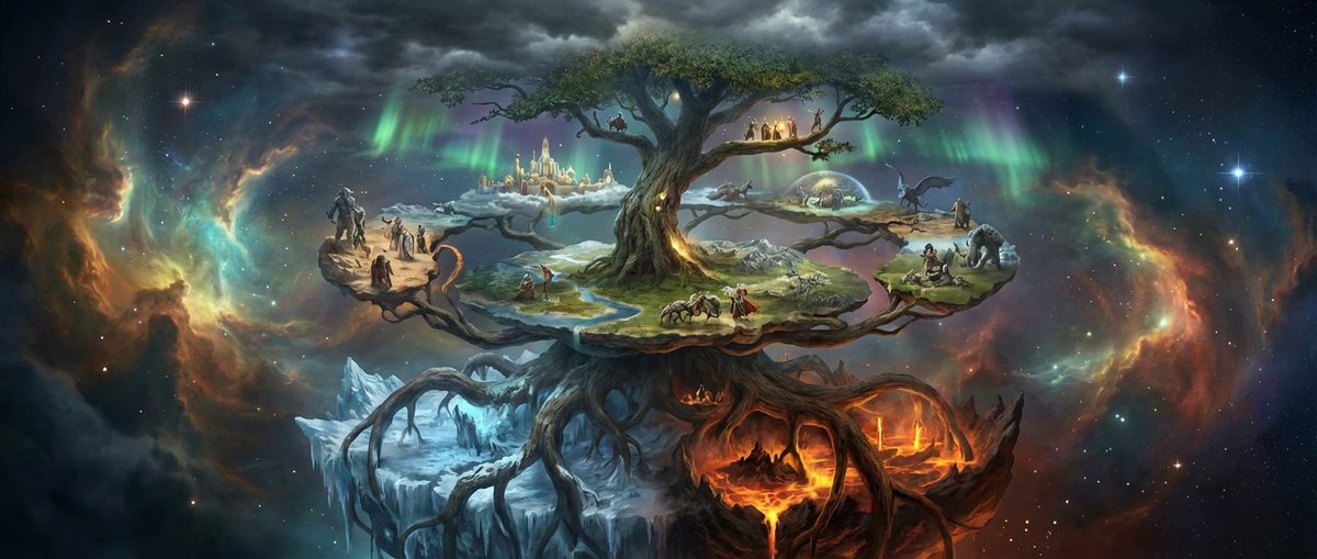 Die nordische Mythologie - Götter und Welten