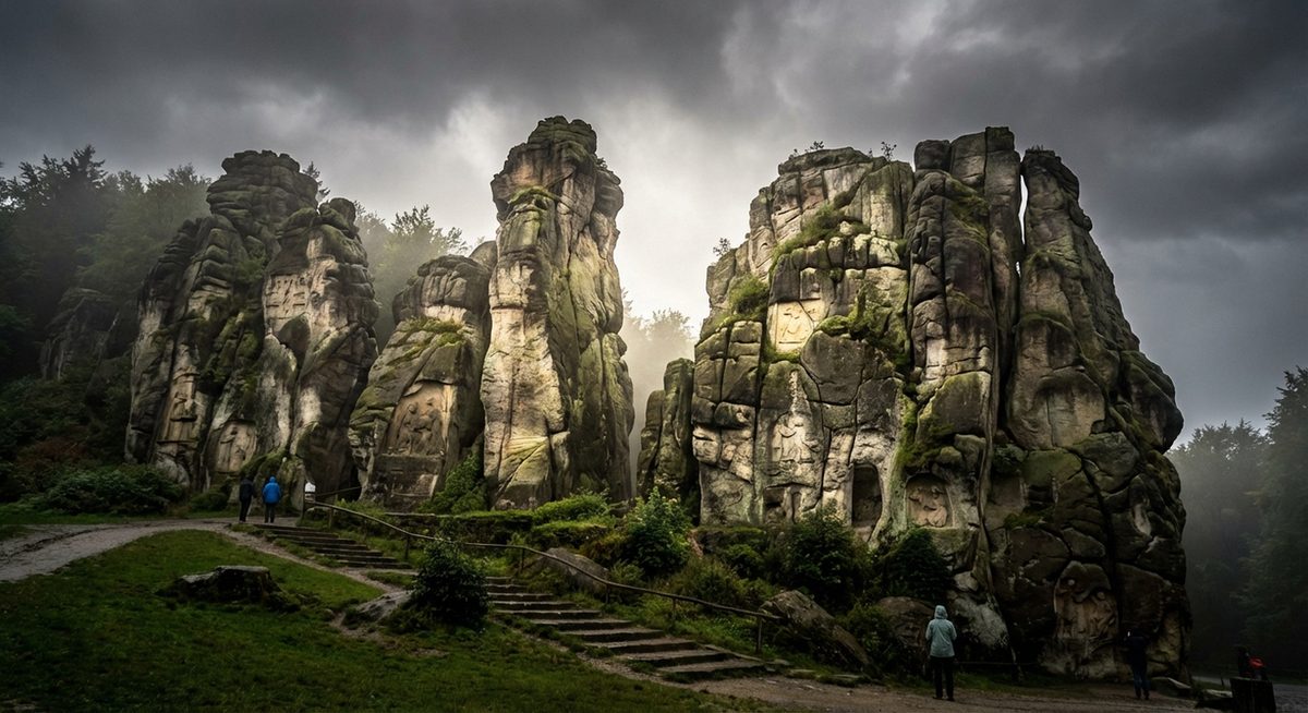 Die Externsteine im Teutoburger Wald