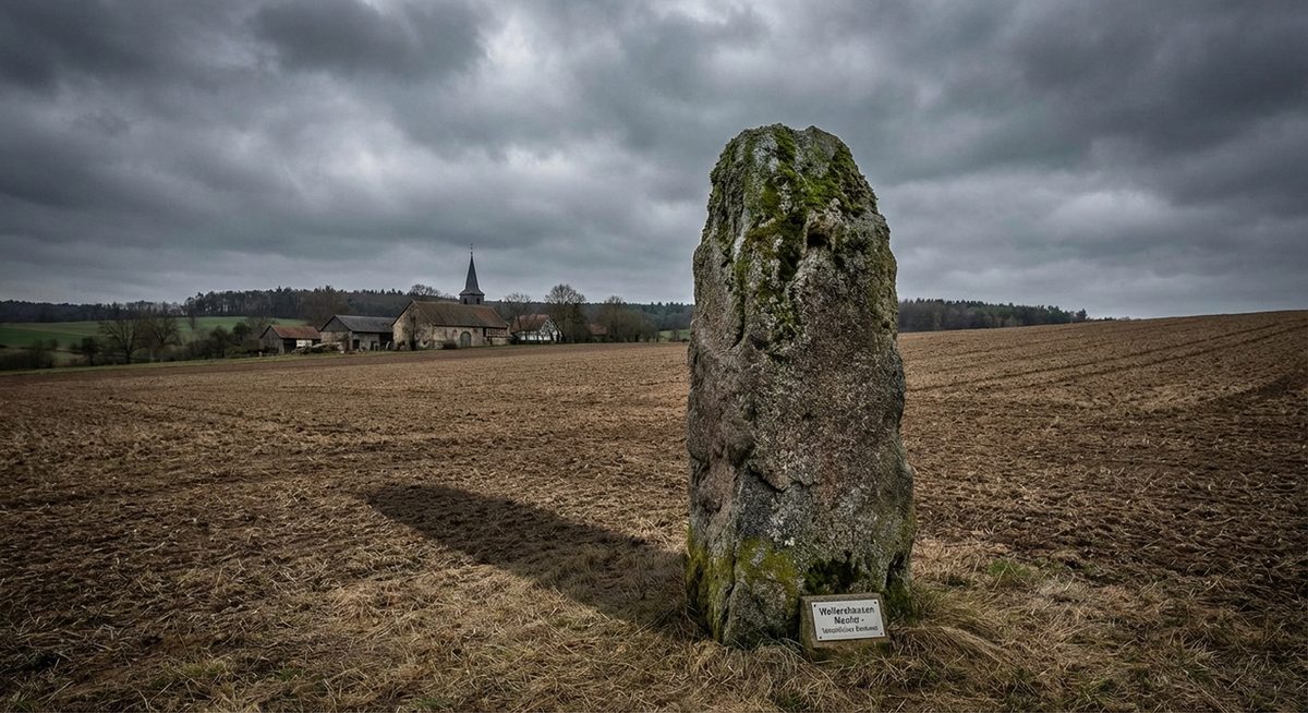 Der Menhir von Wolfershausen
